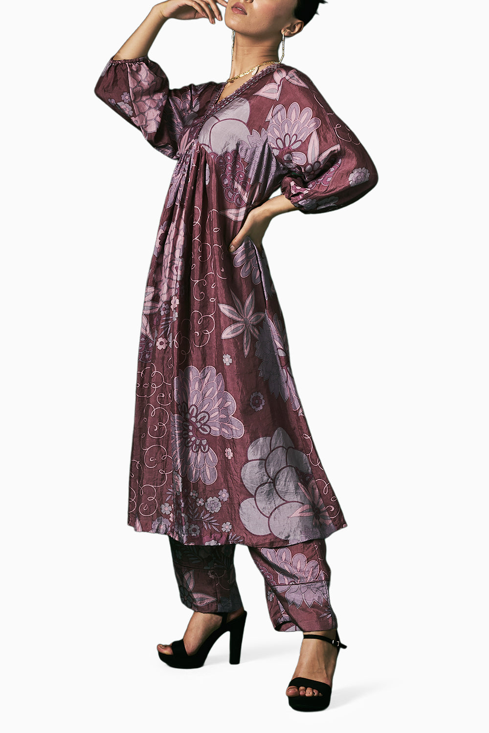 Geranium Kurta Set