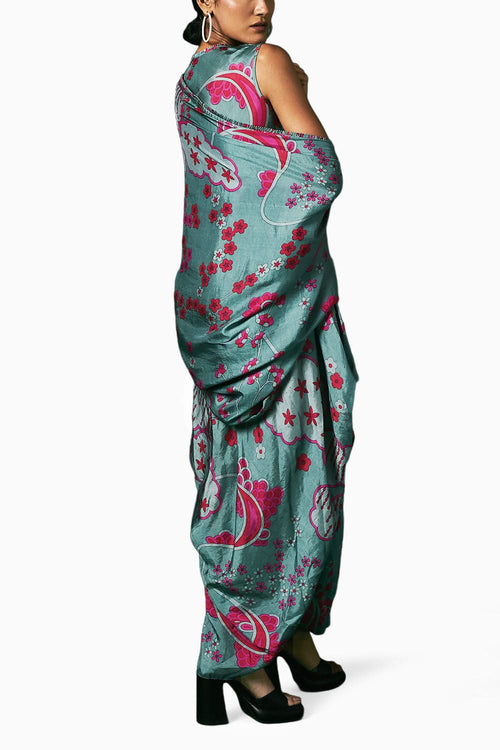 Viola Dress with Cape