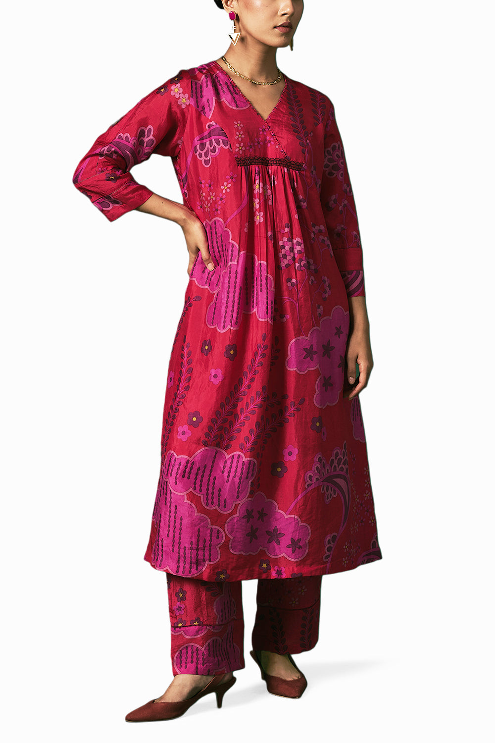 Rose Kurta Set