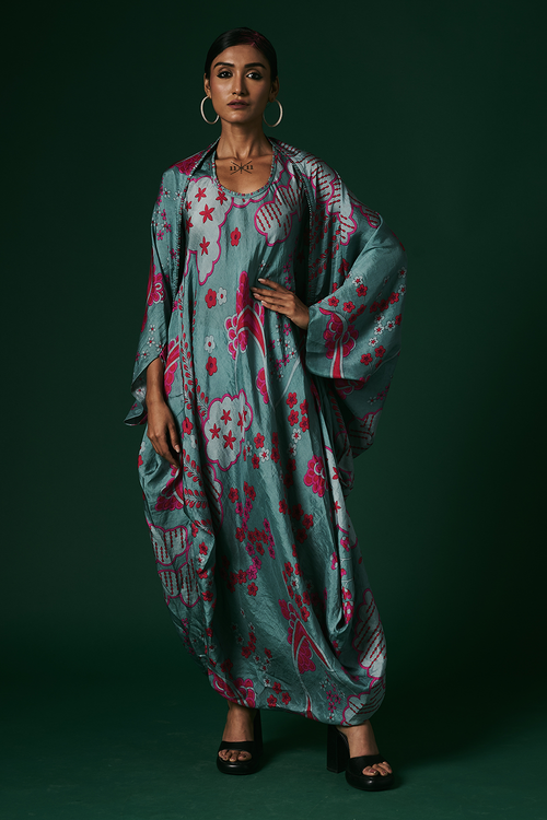 Viola Dress with Cape