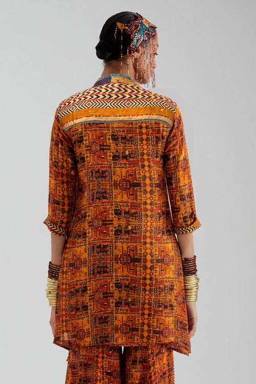 Yellow Atri Straight Shirt