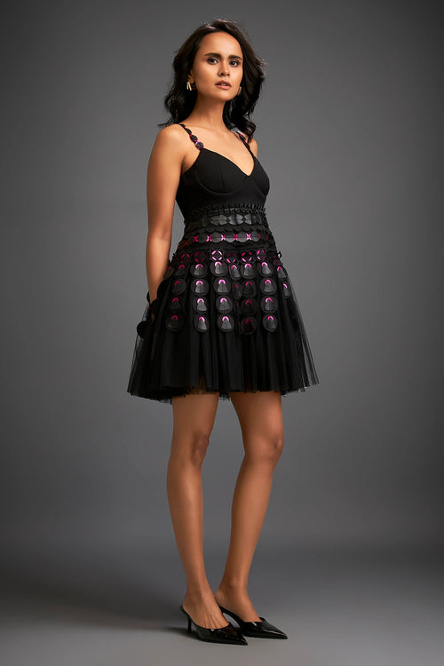 Verdant Petal Evening Dress