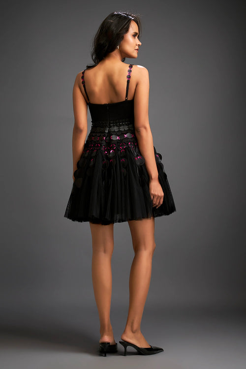 Verdant Petal Evening Dress