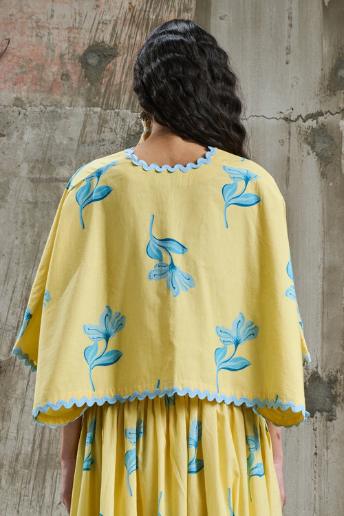 Sunlit Bloom Batwing Shirt