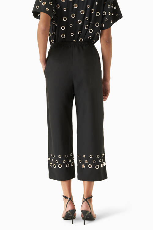 Black Eyelet T-Shirt with Tara Pants