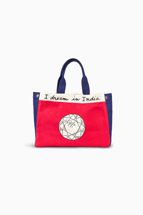 Hot Pink- The Jaipur Tote Bag