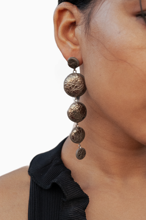 Gunmetal Twilight Danglers