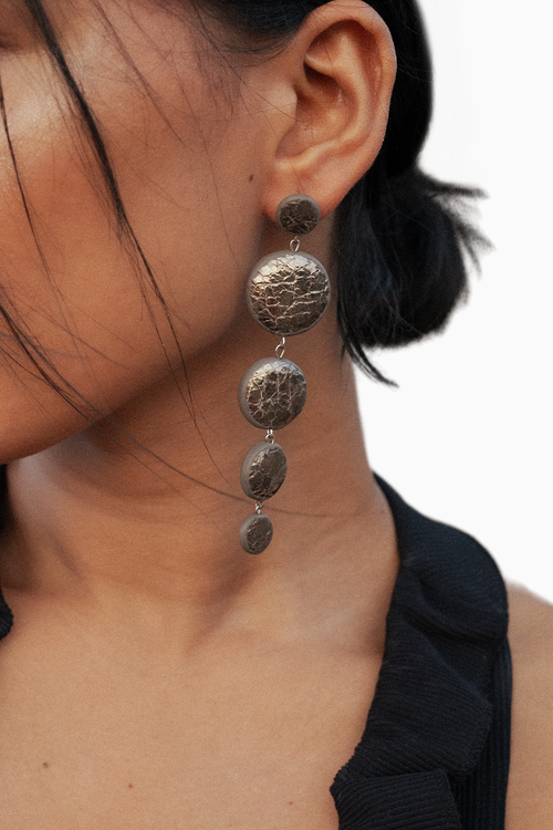 Gunmetal Twilight Danglers