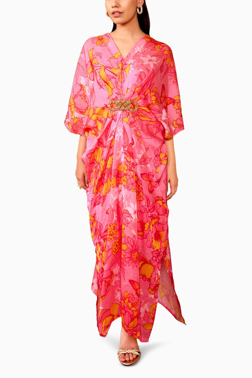 Mahira Pink Kaftan
