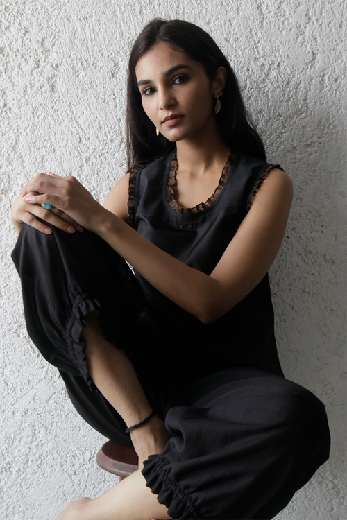 Ruffle Tank Blouse