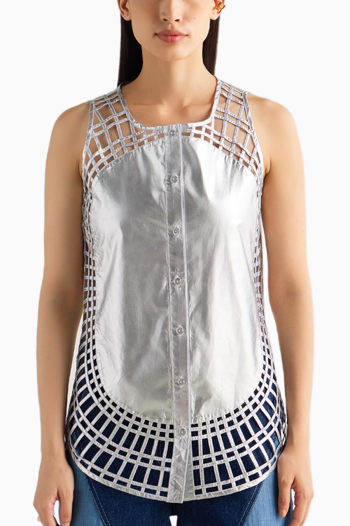 Silver Foil Sunray Shirt
