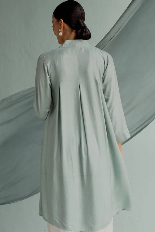 Yeu Sage Top with White Pants