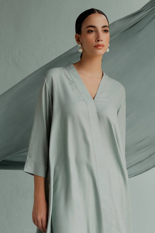 Yeu Sage Top with White Pants