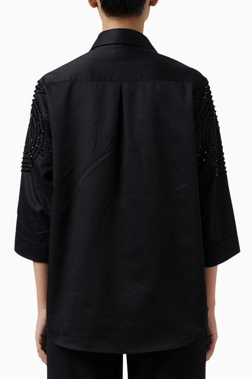 Celeste Black Shirt