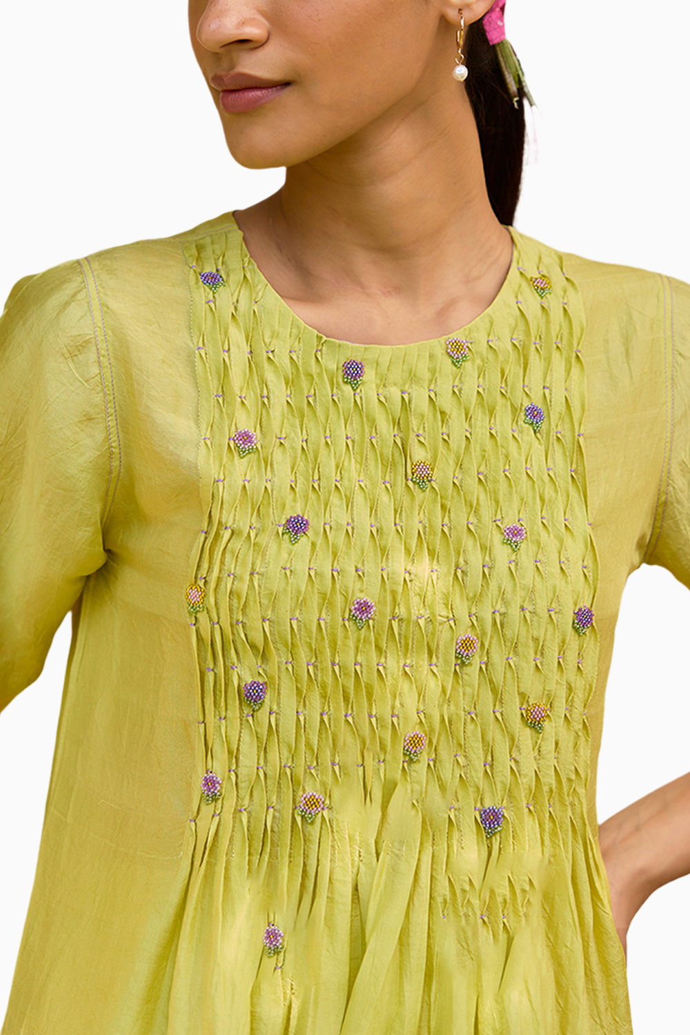 Radiant Lime Kurta Set