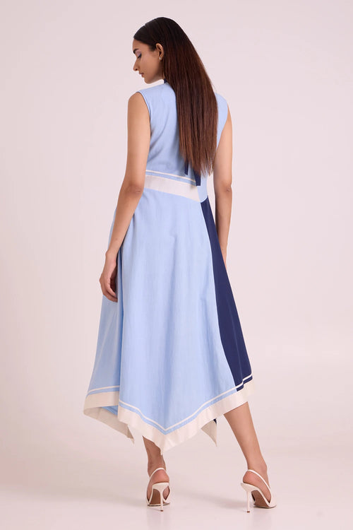 Raasa Blue Tango Long Dress