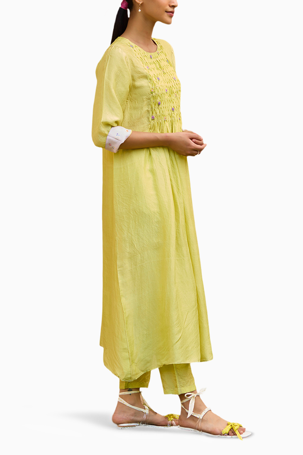 Radiant Lime Kurta Set