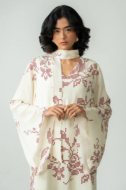 Soft Memory Kaftan Dress