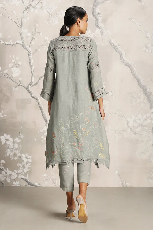 Walk in the Clouds Fly Free Jade Tunic and Pant Set