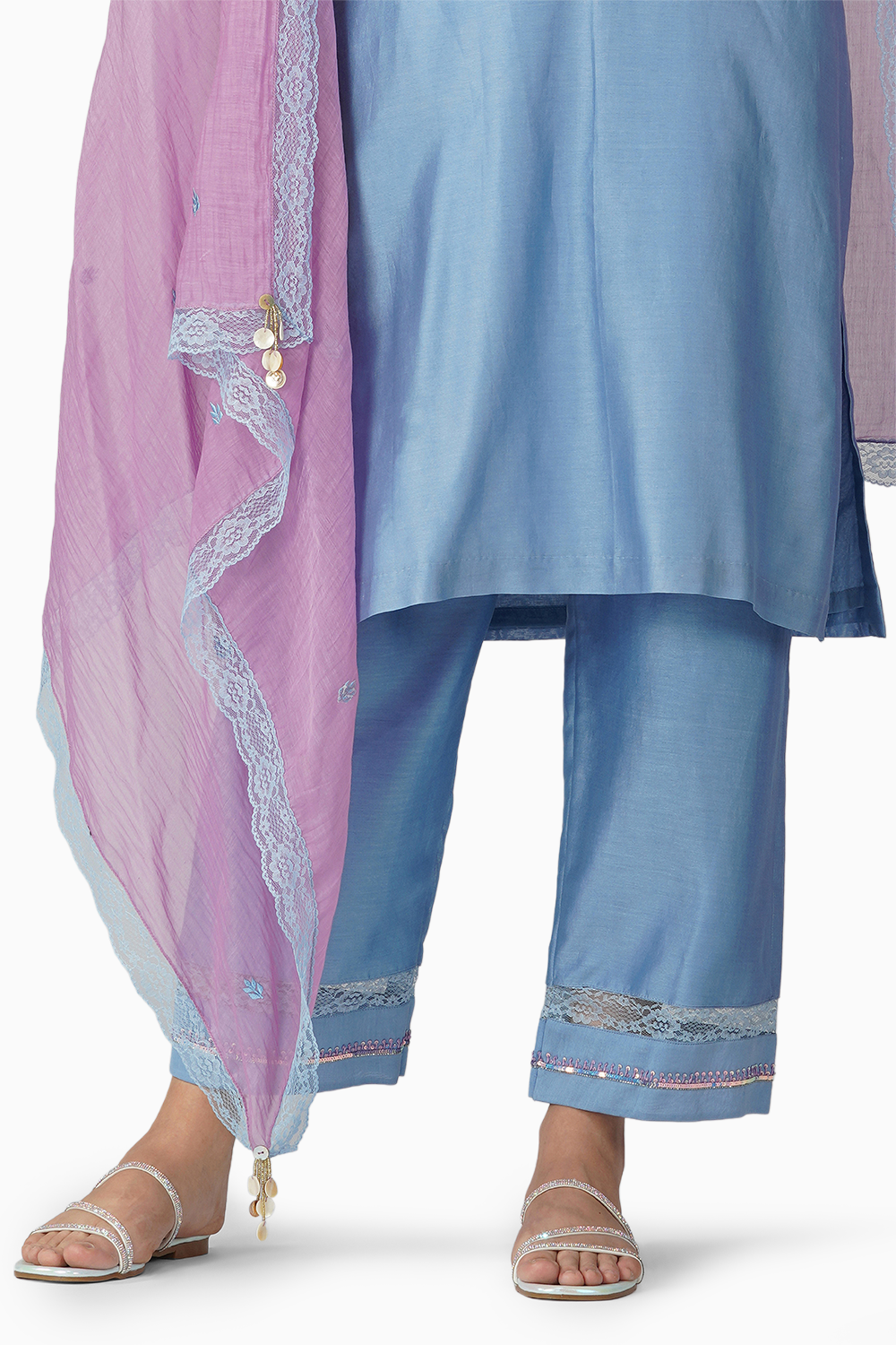 Starry Border Kurta Set