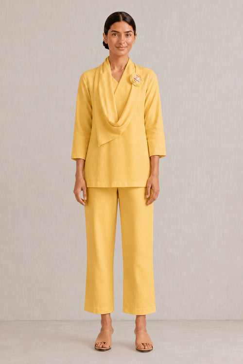 Sunlit Pearl Essentials Scarf Co-ord Set