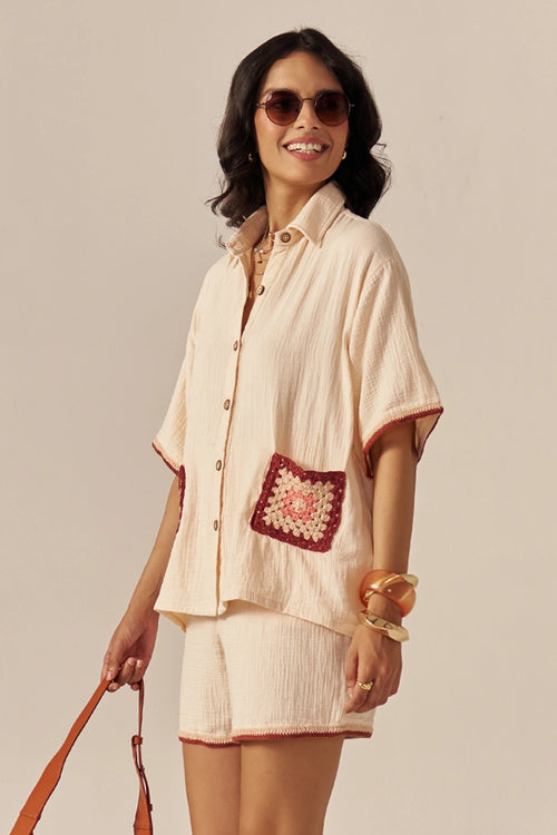 Tuscan Co-ord With Shorts