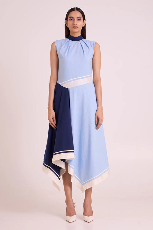 Raasa Blue Tango Long Dress