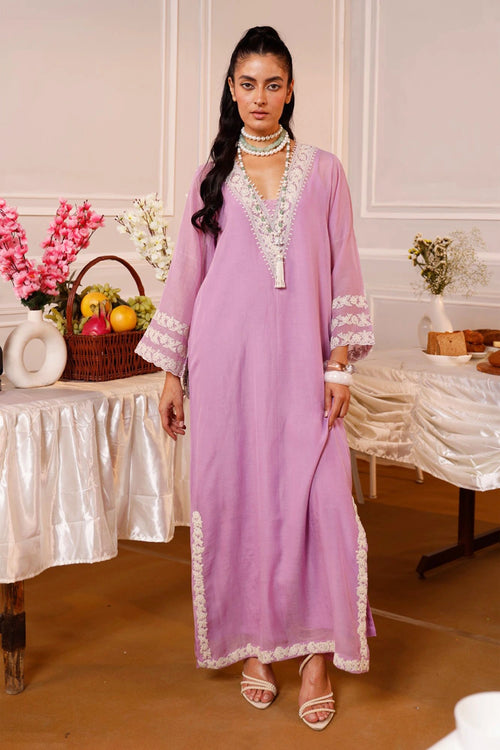 Sitaara Lilac Kaftaan