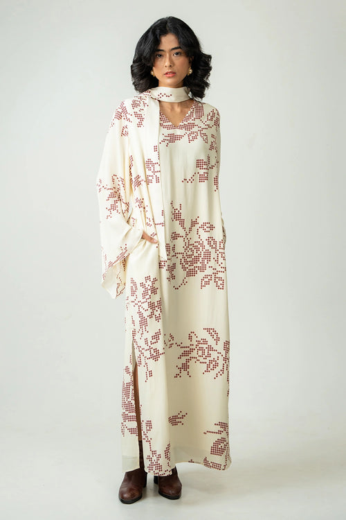 Soft Memory Kaftan Dress