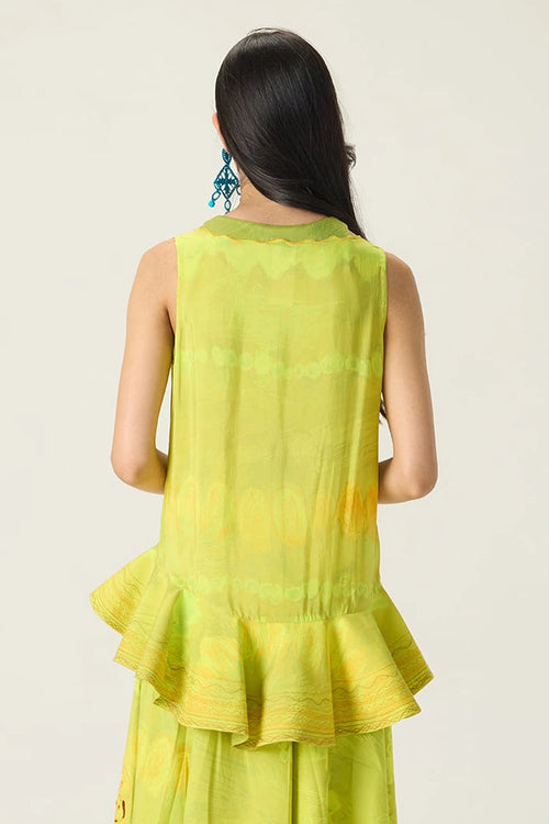 Lime Green Sally Blouse