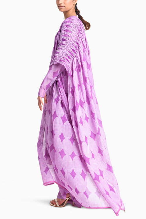Plum Shima Tama Dupatta Set