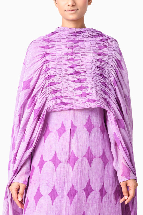 Plum Shima Tama Dupatta Set