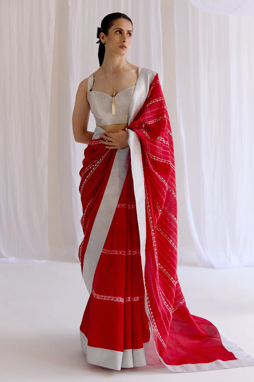Nazneen Saree With Sitara Blouse