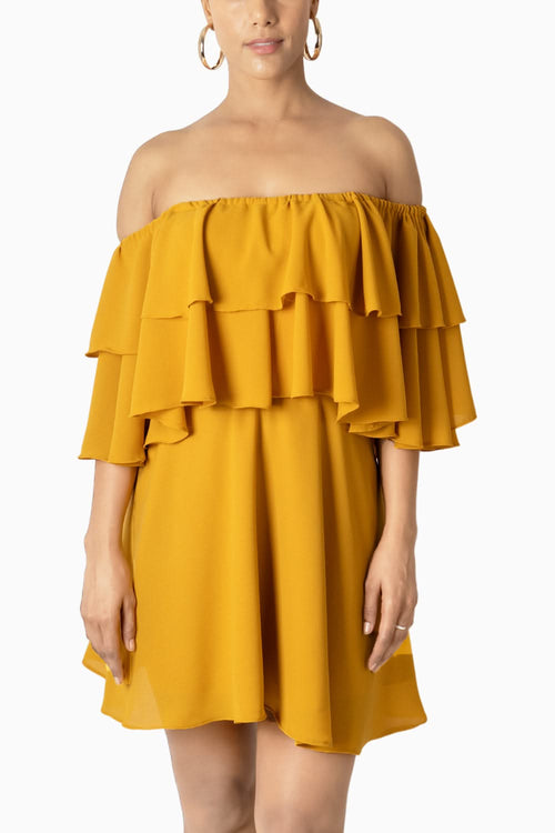 Mustard Yellow Amber Dress