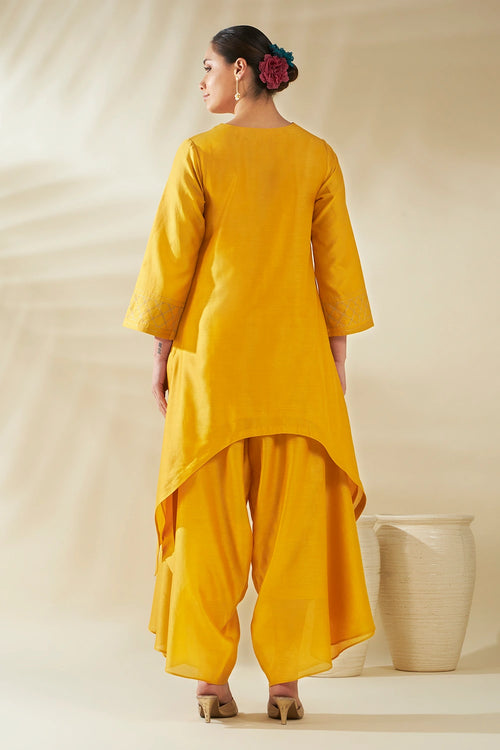 Yellow Noorvi Kurta Set