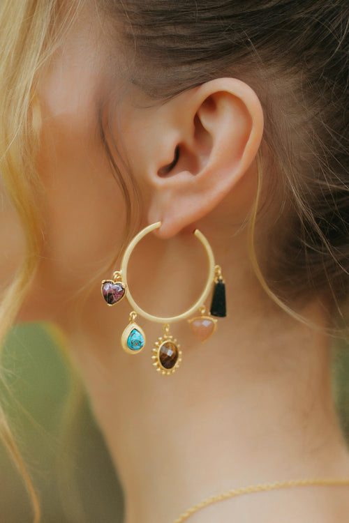 Dream in Colour Hoop Earrings
