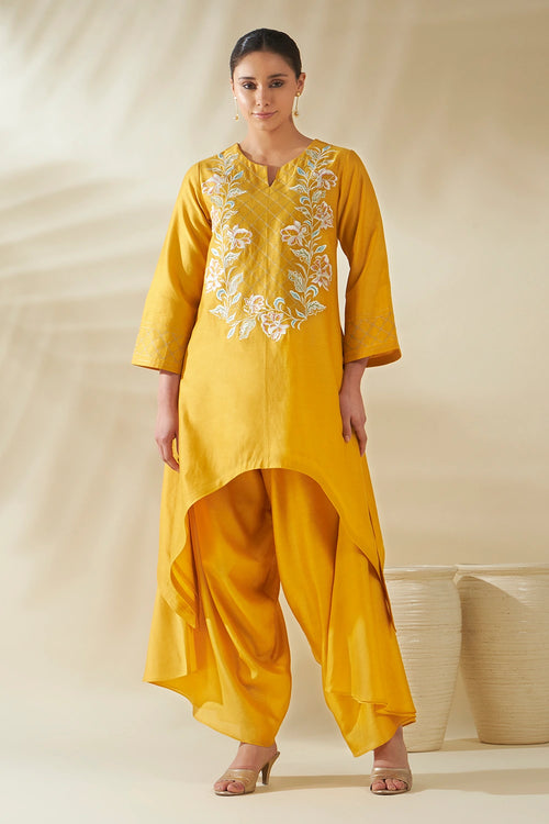 Yellow Noorvi Kurta Set