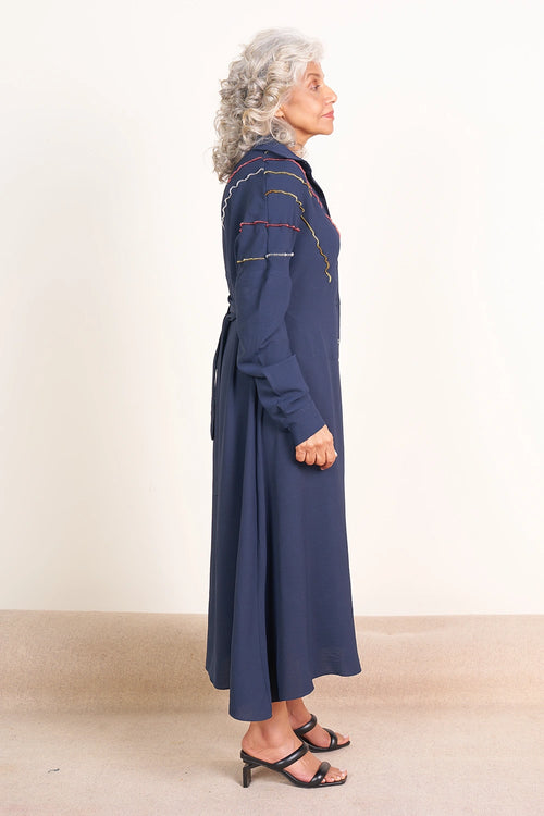 Pinched Shirt Dress