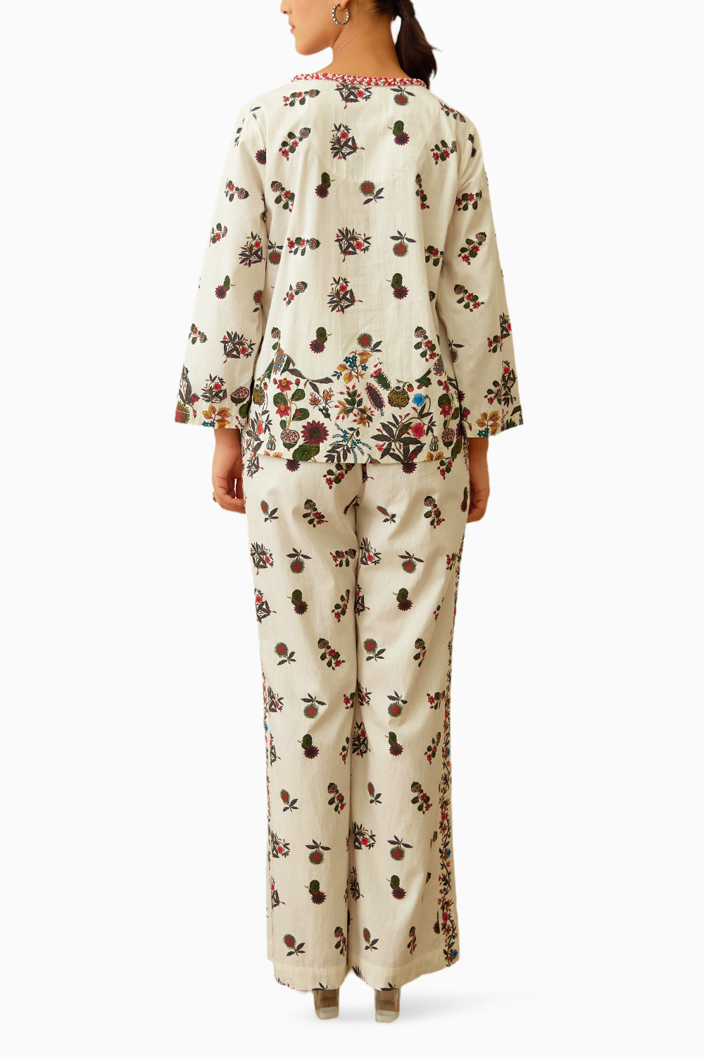 Ivory Kohinoor Buta Printed Co-ord Set