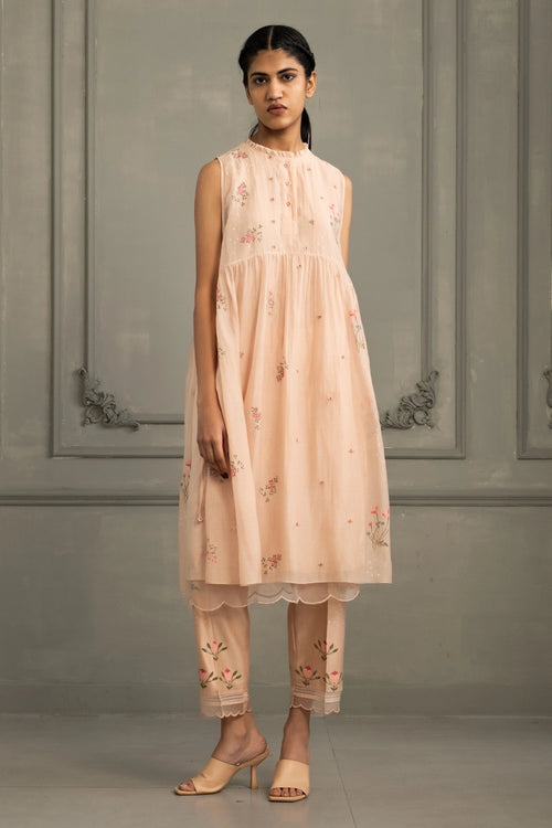 Old Rose  Gathered Tunic Set