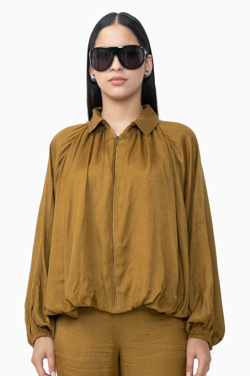 Mustard Clay Kiss Top
