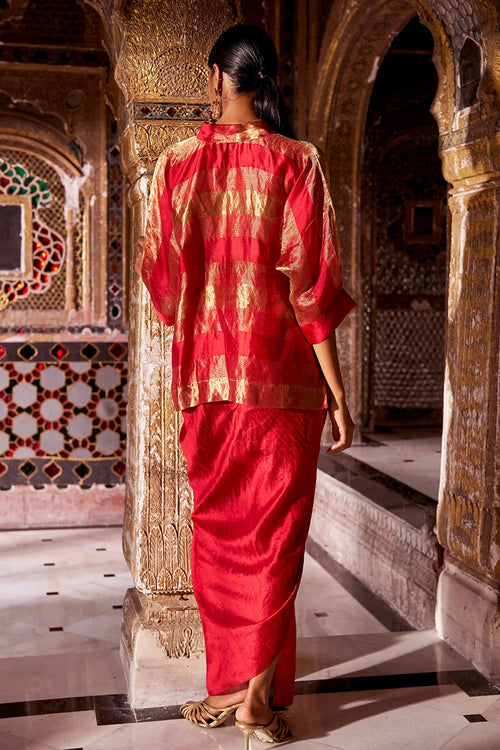 Benares Tissue Striped Shirt