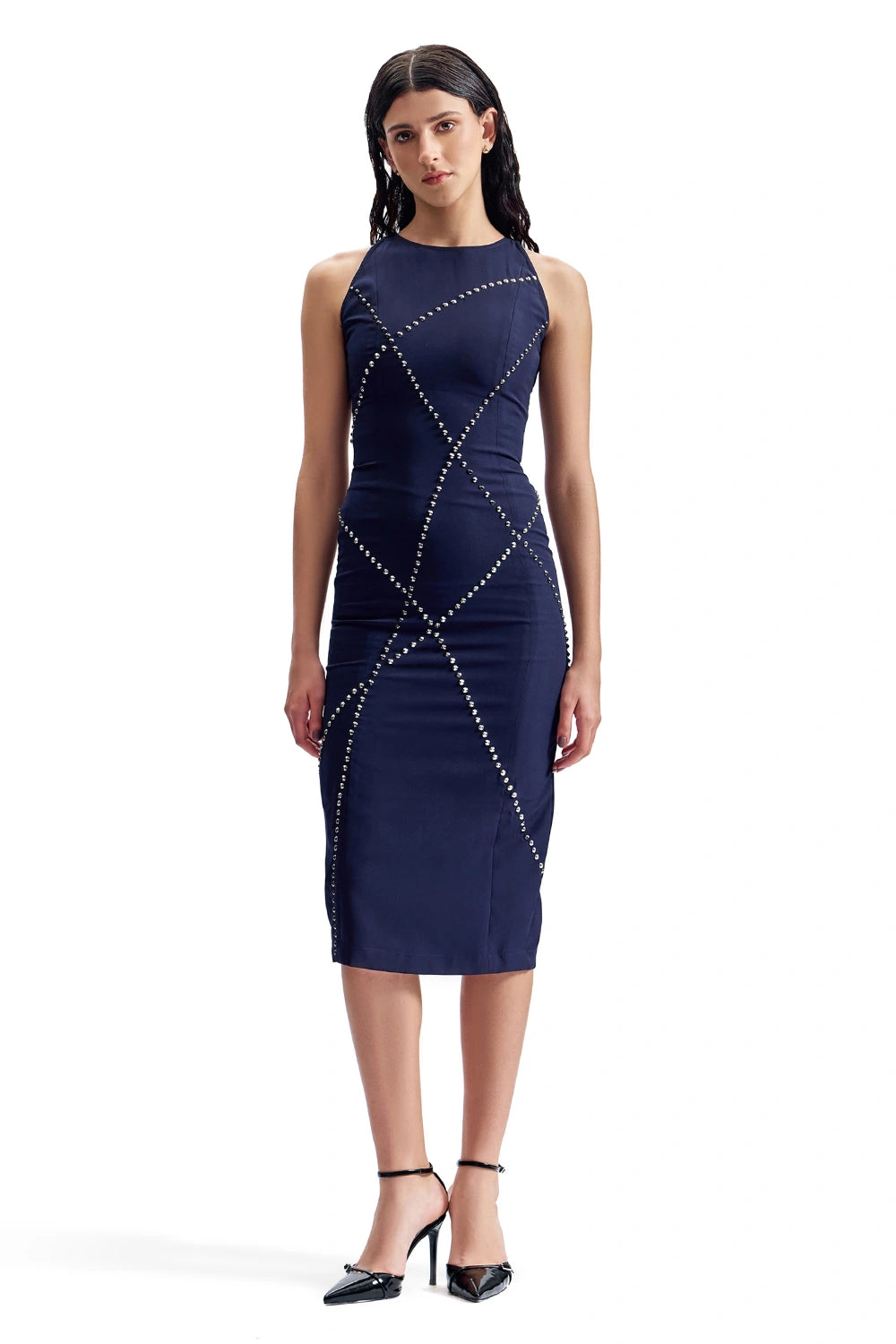 Studded Tailored Dress