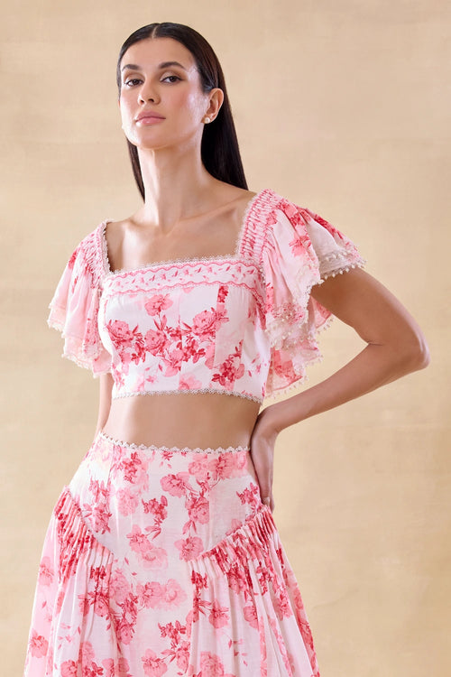 Rosewater Melody Skirt Set