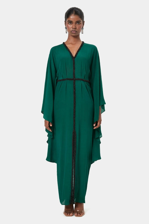 Pine Embellished Kaftan Dress