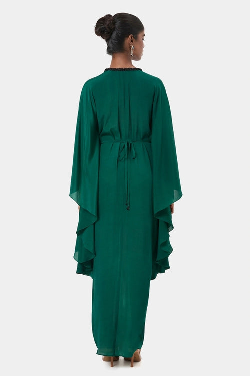 Pine Embellished Kaftan Dress