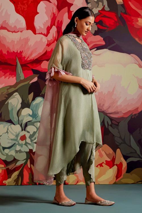 Prasiolite Kurta Set