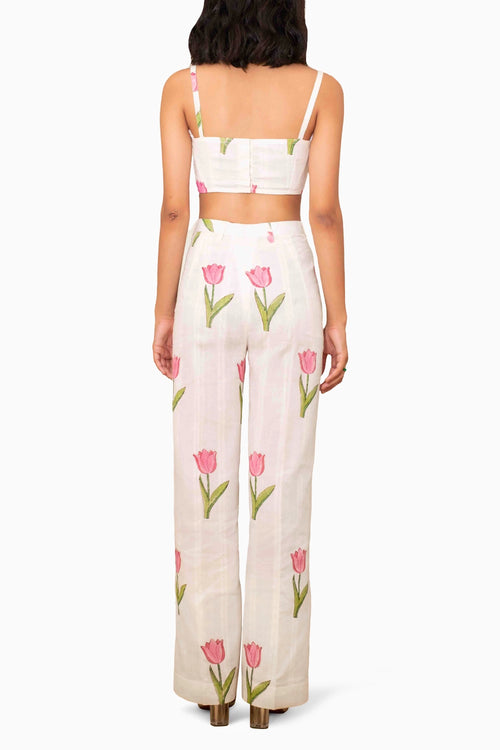 Tuscany Tulip Printed 3 Piece Set