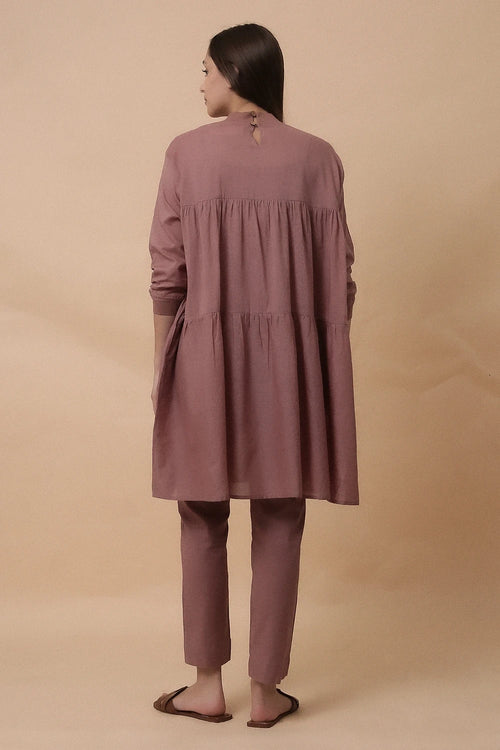 Blush Mul Rib Vena Co-ord Set