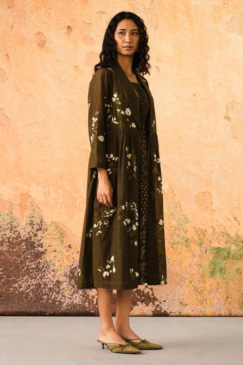Olive Tide Jacket Dress Set